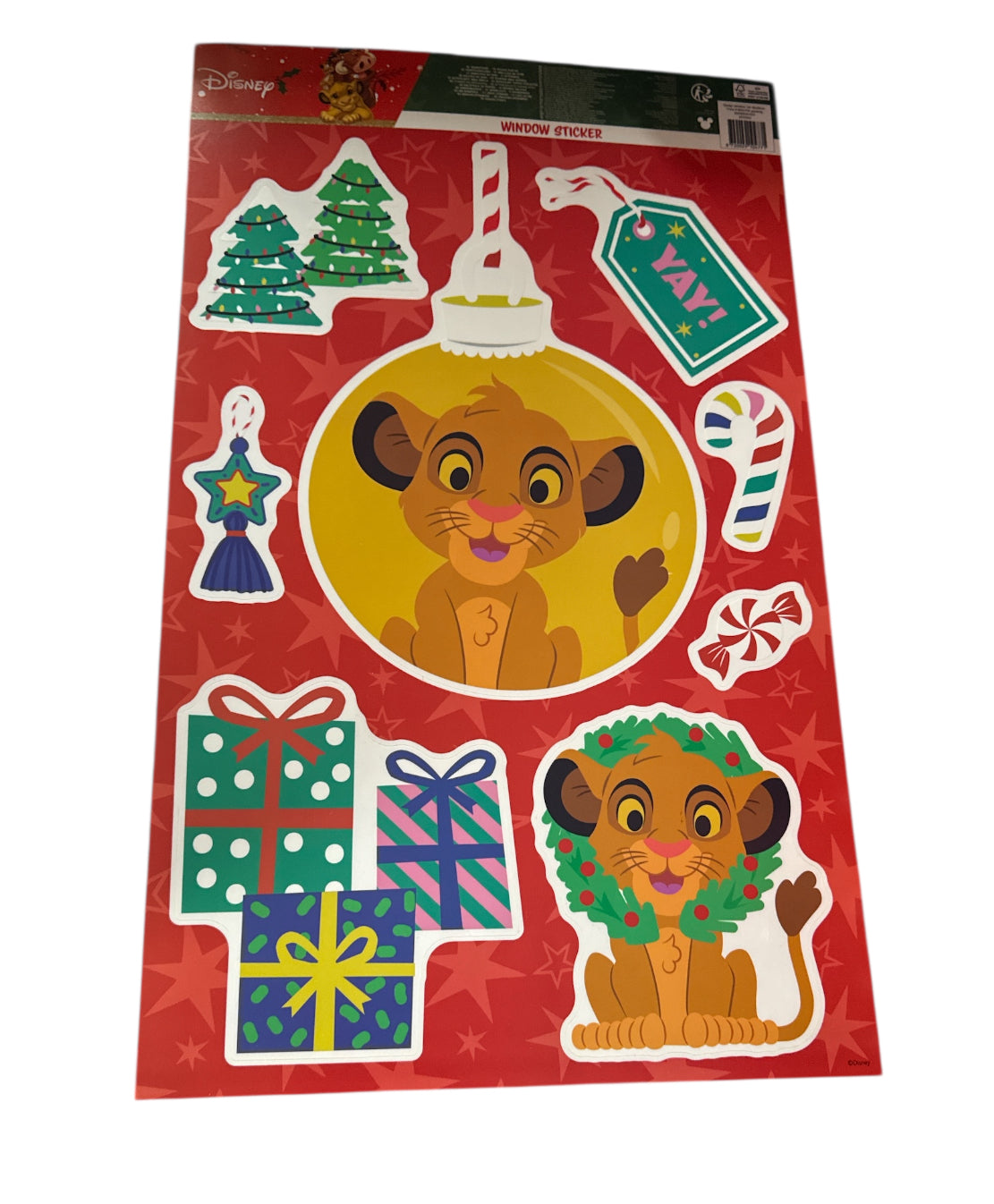 Fensterbilder Simba König der Löwen