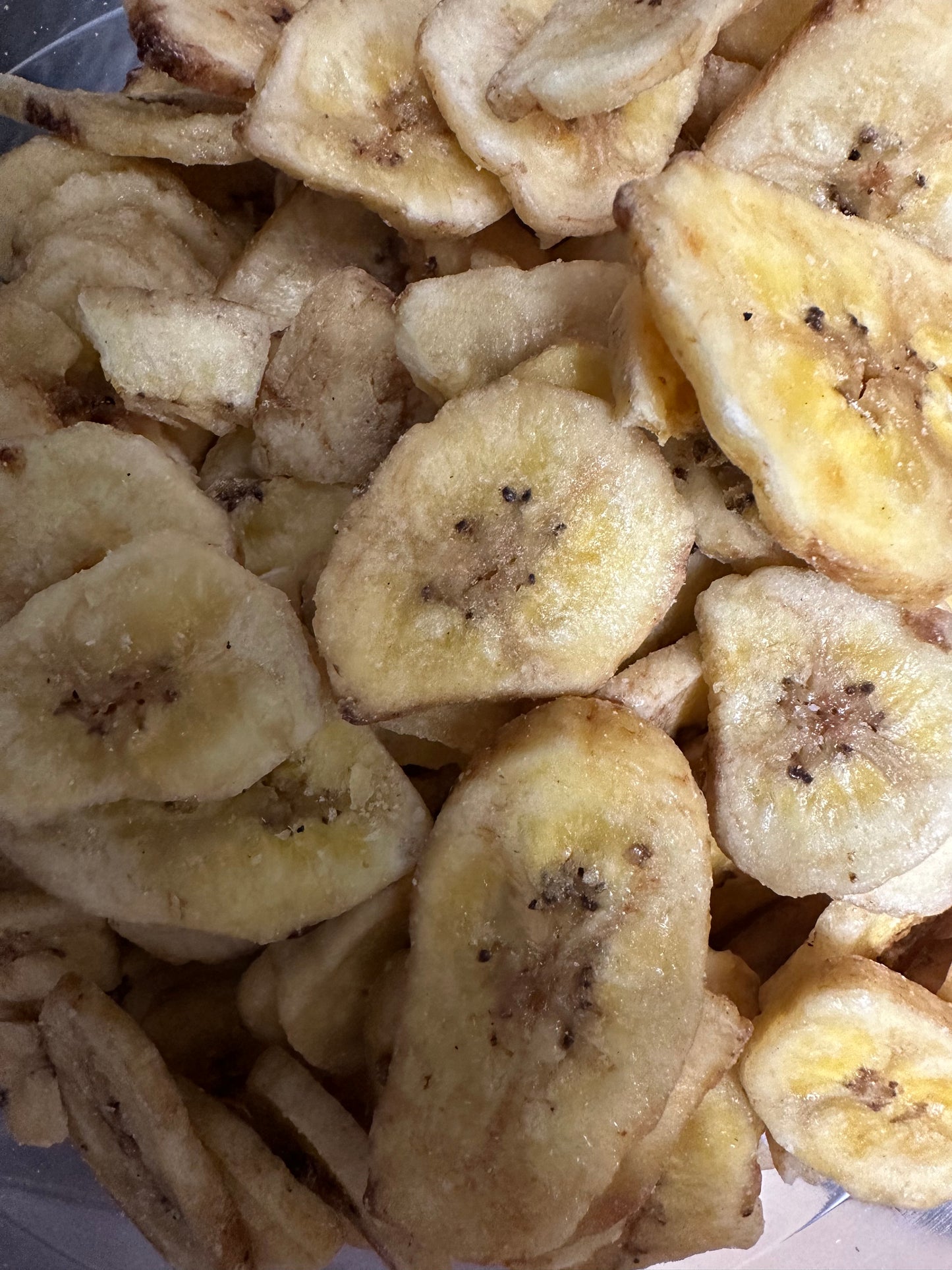 Geröstete Bananen Chips