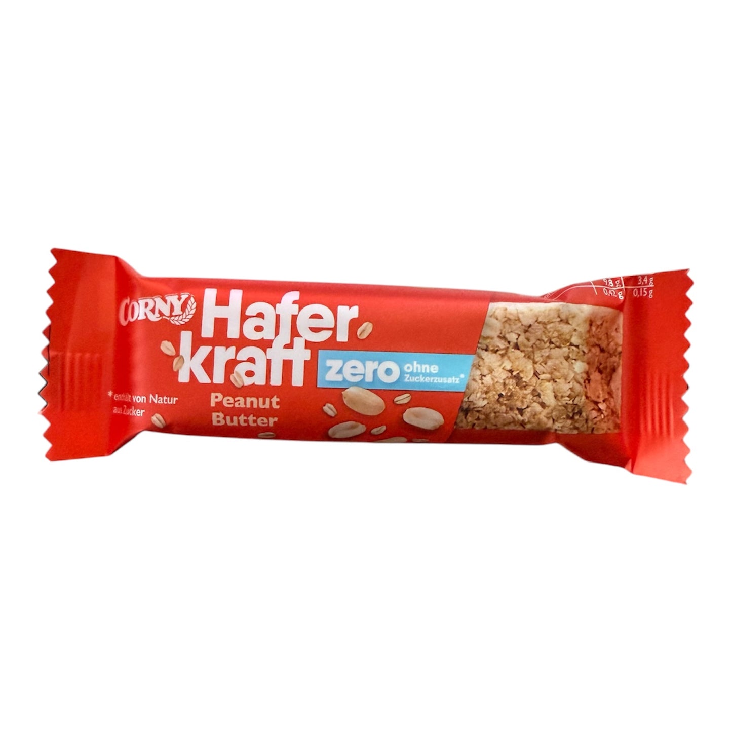 Corny Haferkraft Zero Peanut Butter 35g