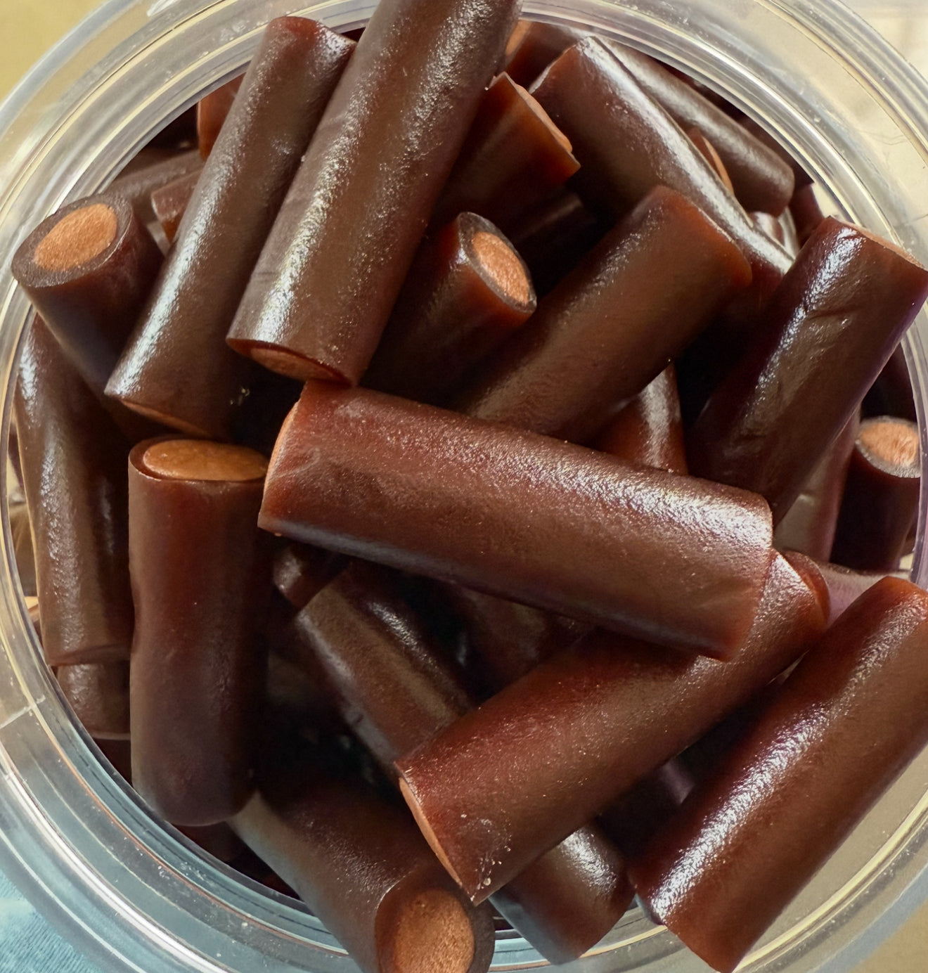 Lakritz- Schokostangen