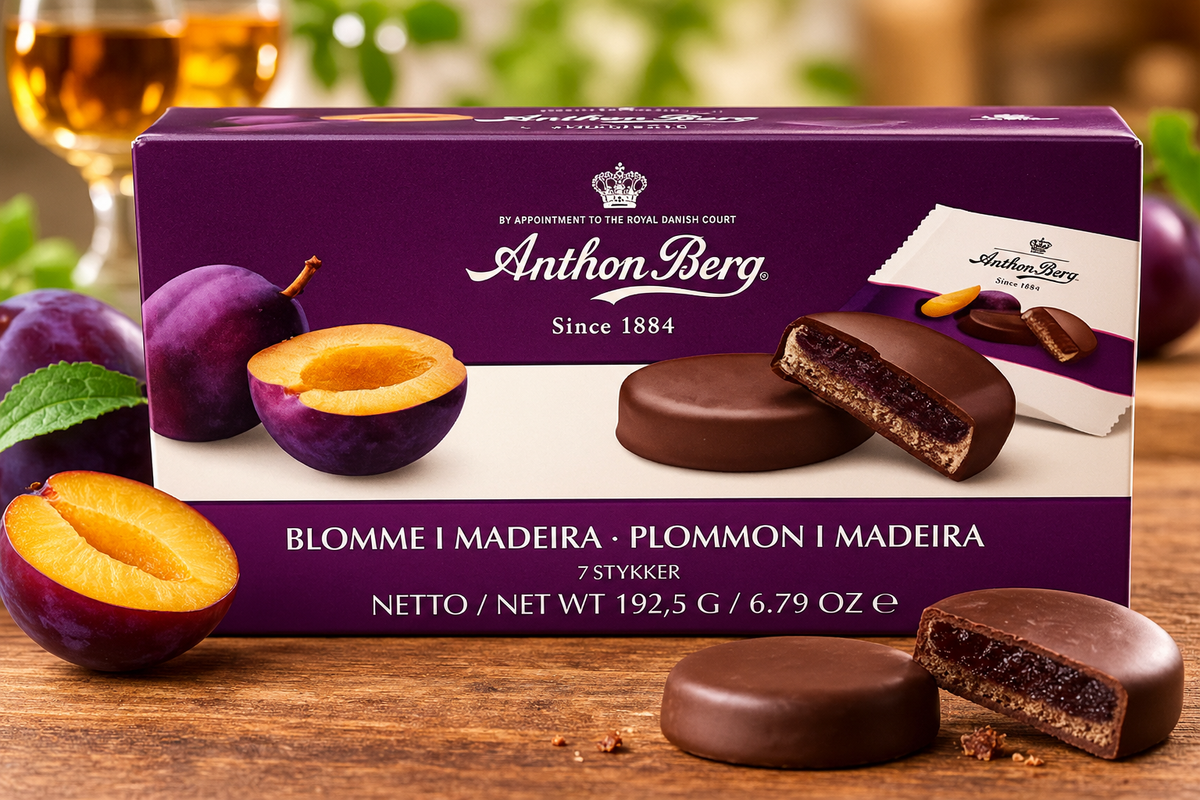 Anthon Berg Pralinen Pflaume Madeira