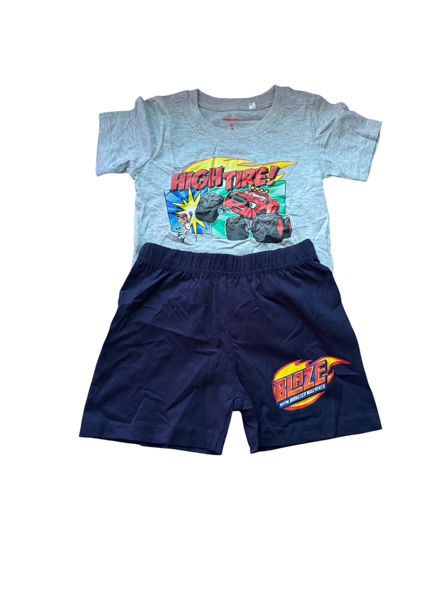 Kurzes Set Blaze grau Blau Gr.98
