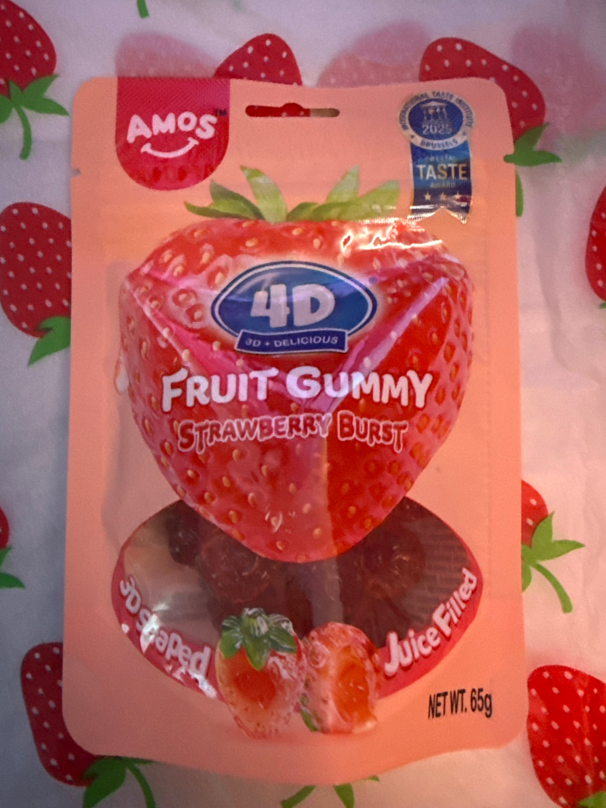4D Strawberry Weingummi 🍓
