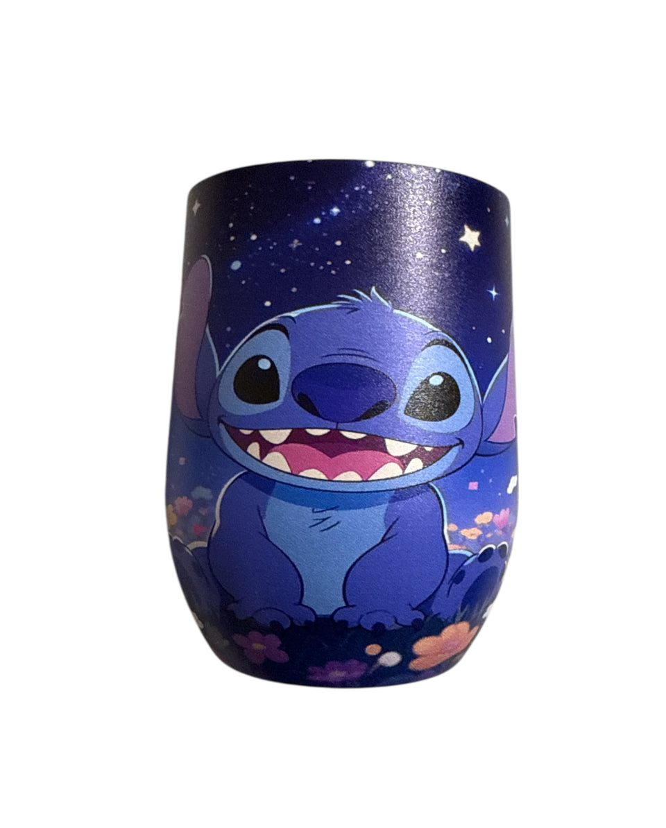 Thermobecher klein Stitch blau