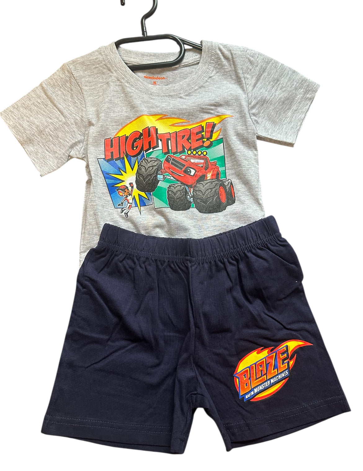 Kurzes Set Blaze Monstertruck grau