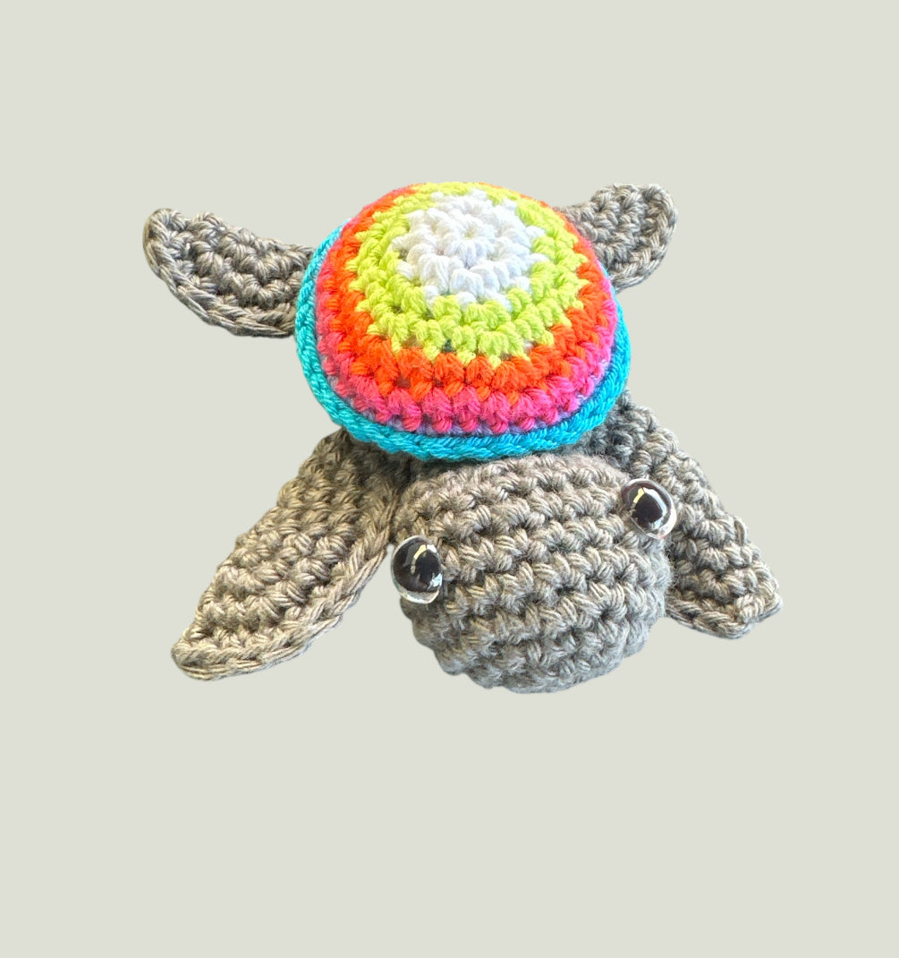 Kleine Schildkröte gehäkelt