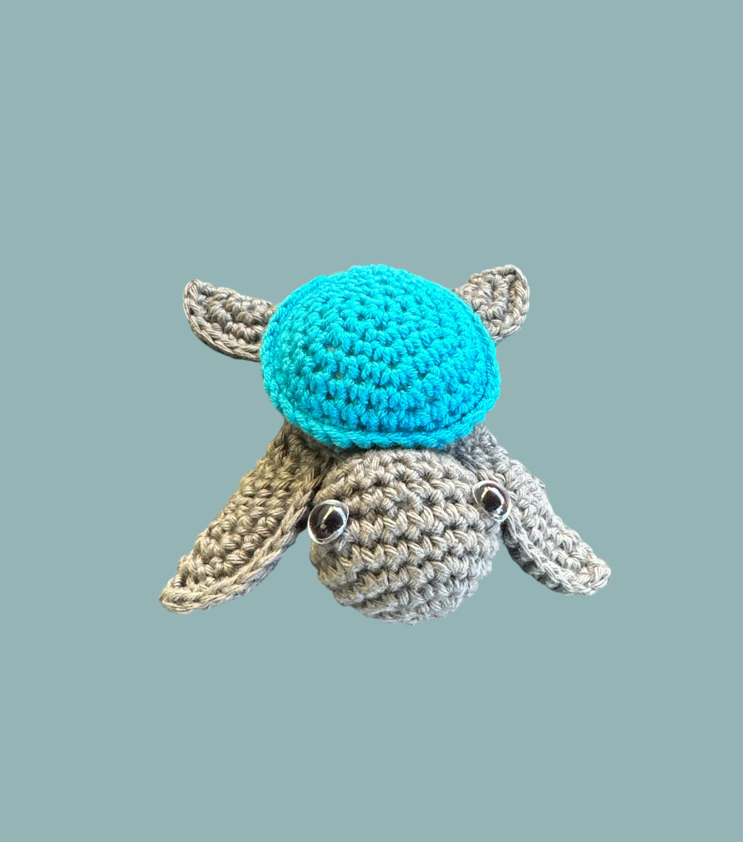 Kleine Schildkröte gehäkelt