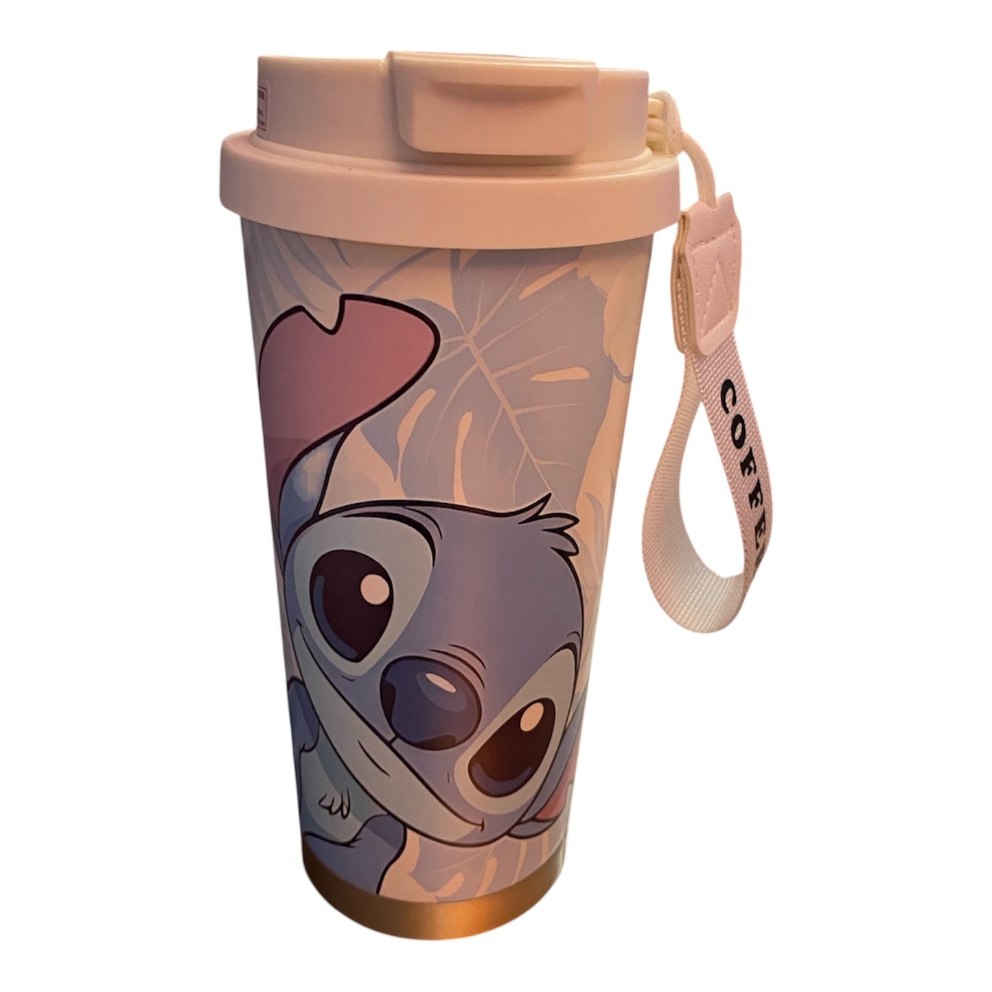 Thermobecher Coffee Stitch Blaue Blätter