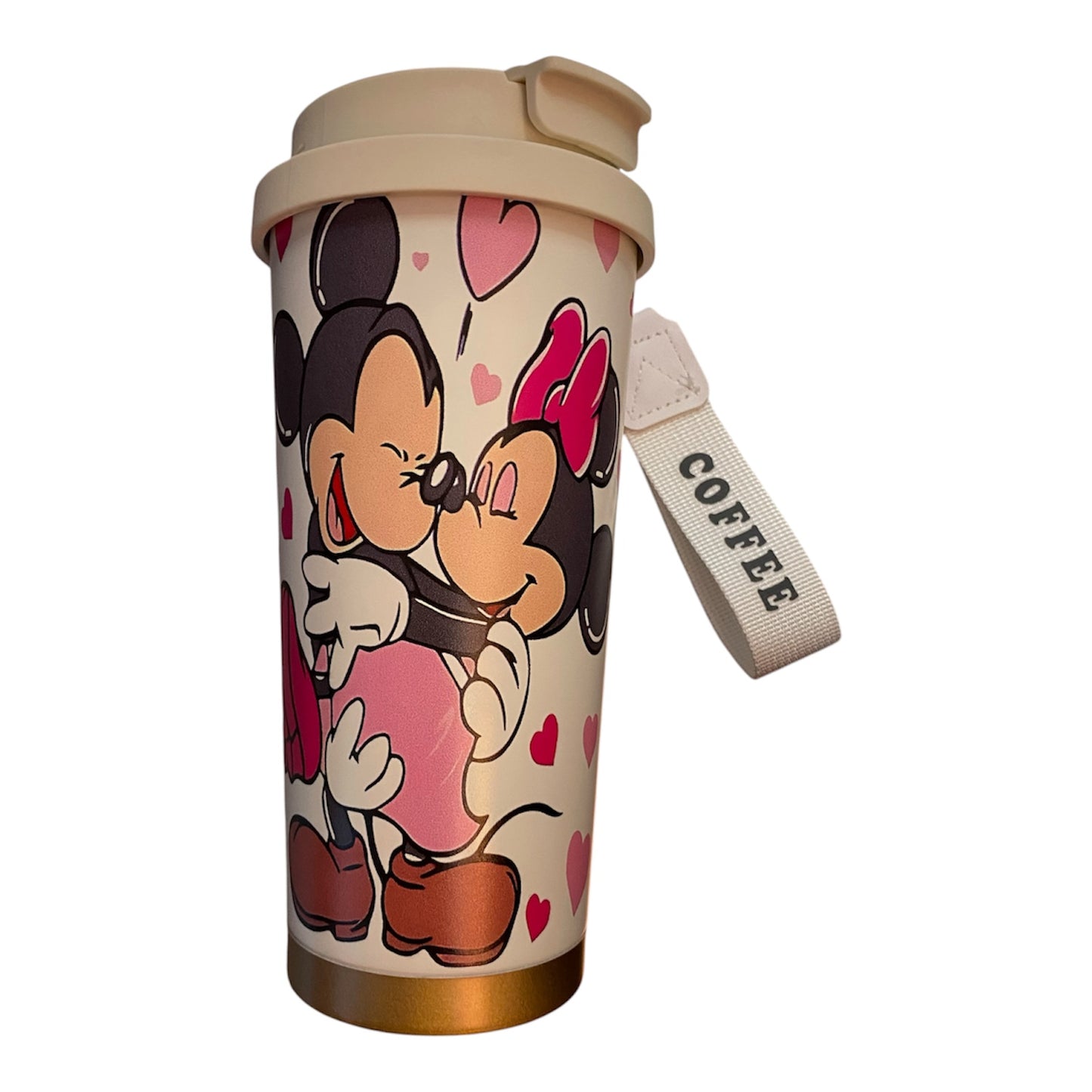 Thermobecher Coffee Minnie & Mickey Herzen