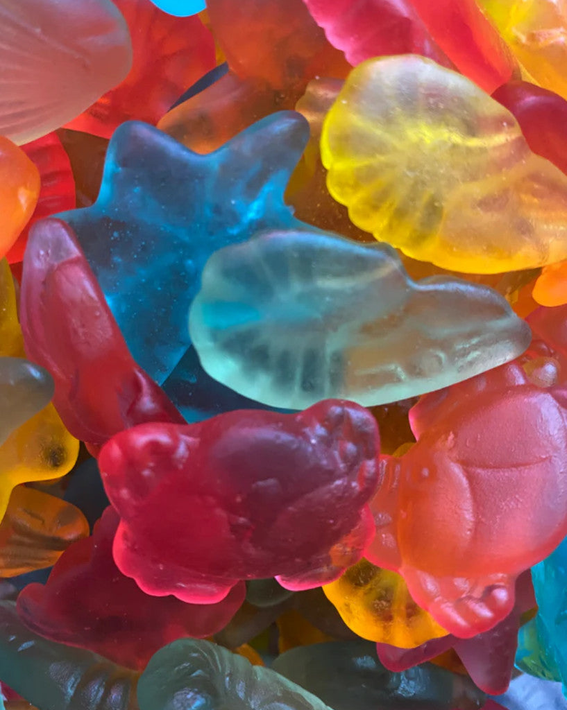 Zuckerfreie Meeresfrüchte