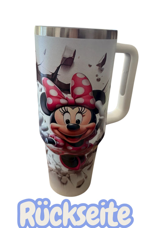 Thermobecher XL Minnie und Mickey Maus