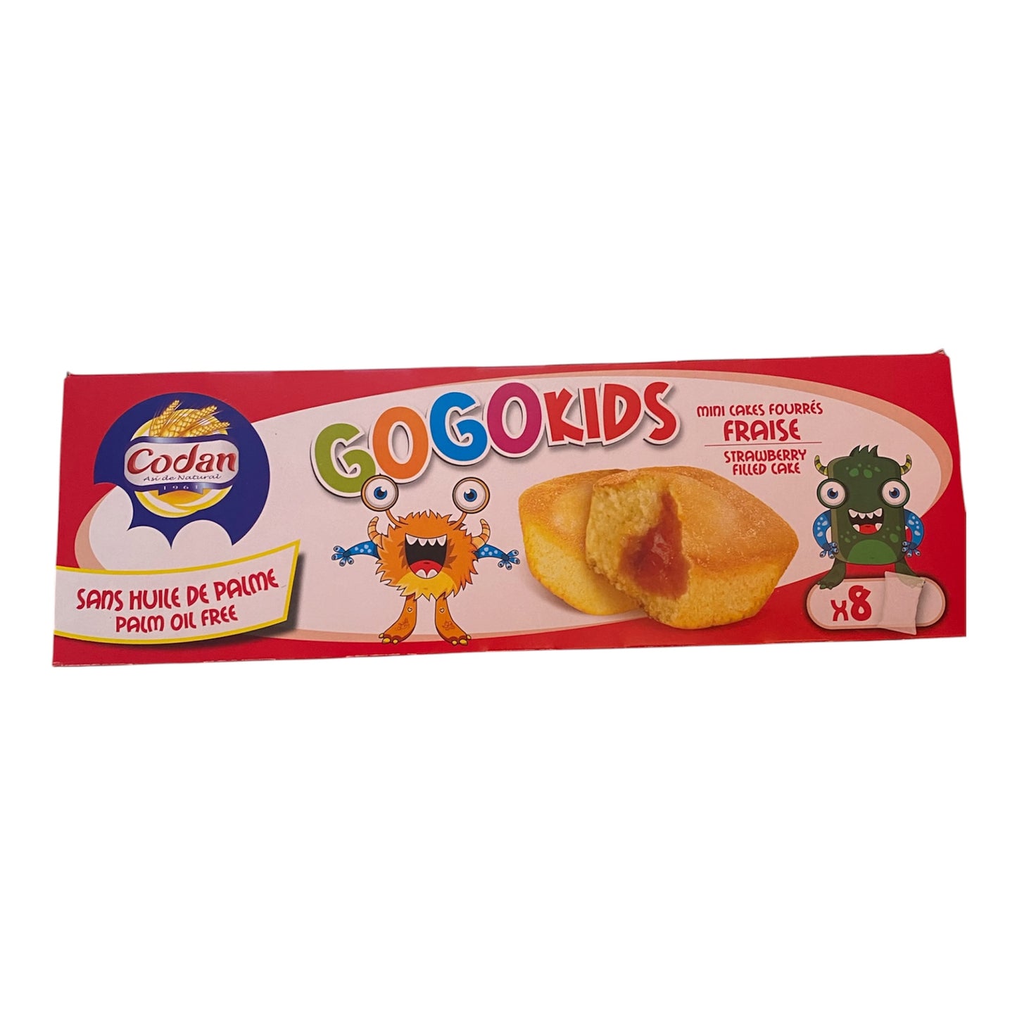 Go Go Kids Mini Cake Strawberry inhalt 8 stück