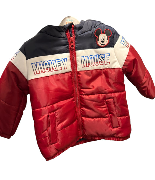 Winterjacke Mickey rot