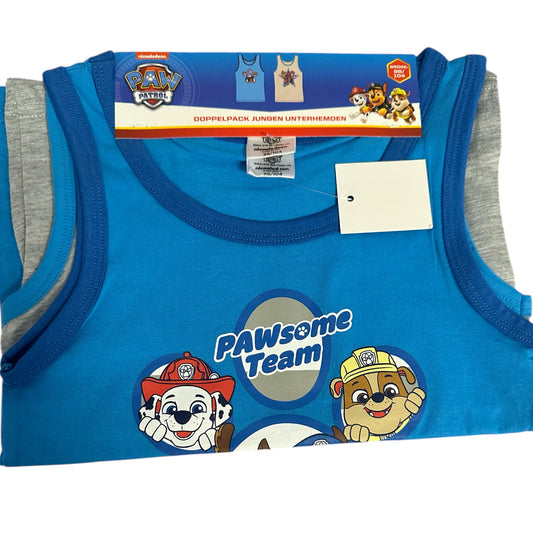 2er Pack Unterhemden Paw Patrol Gr.98/104