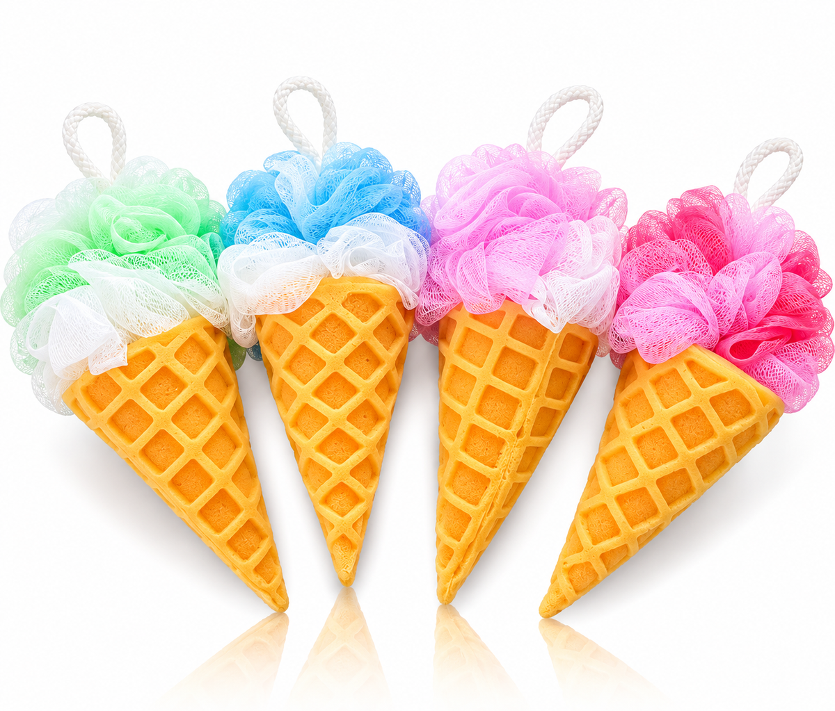 Eiswaffel Badeschwamm