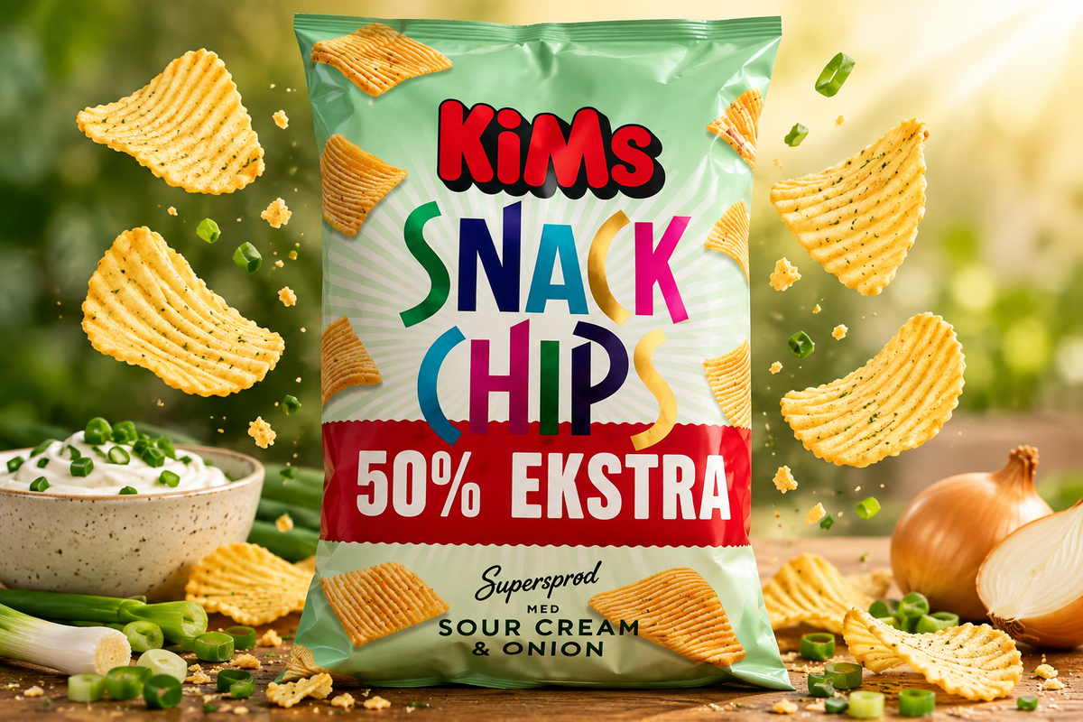 Kim´s Snack Chips sour cream onion Big Pack