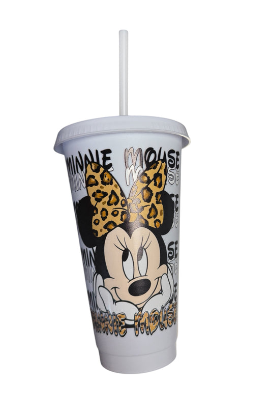 Strohhalm Becher Minnie Maus Leo