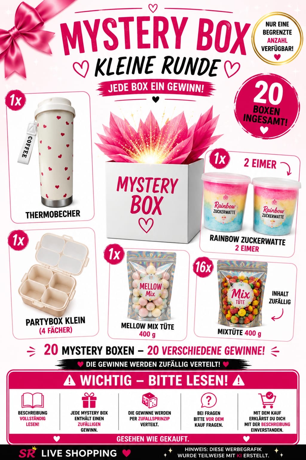 Mysterybox 1-20 (Thermobecher Herz)