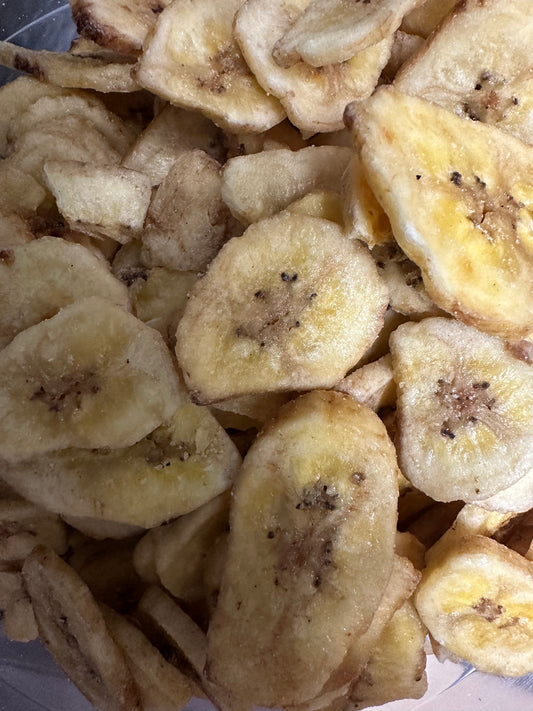 Geröstete Bananen Chips