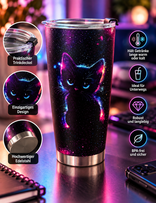 Thermobecher Katze
