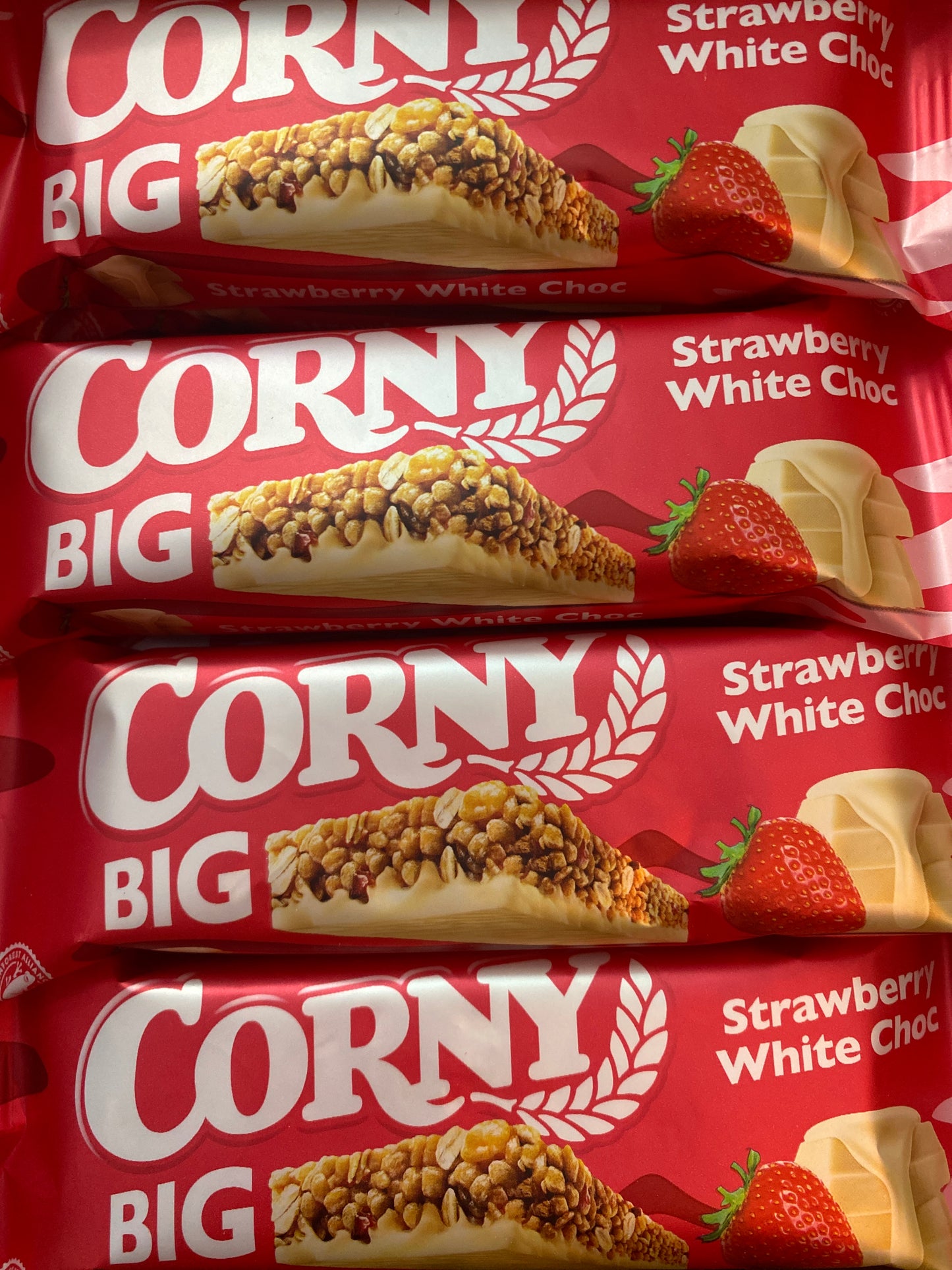 Corny BIG Strawberry white Choc