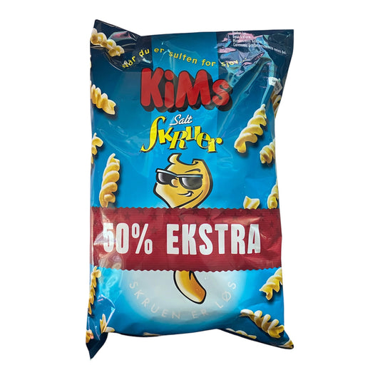 Kim´s Salt Skruer - Spirelli Chips big bag 205g