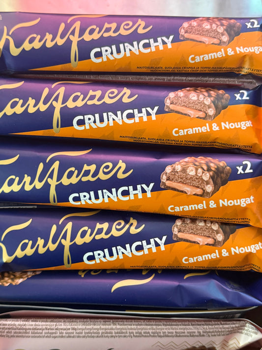 Crunchy Riegel Nougat & caramel