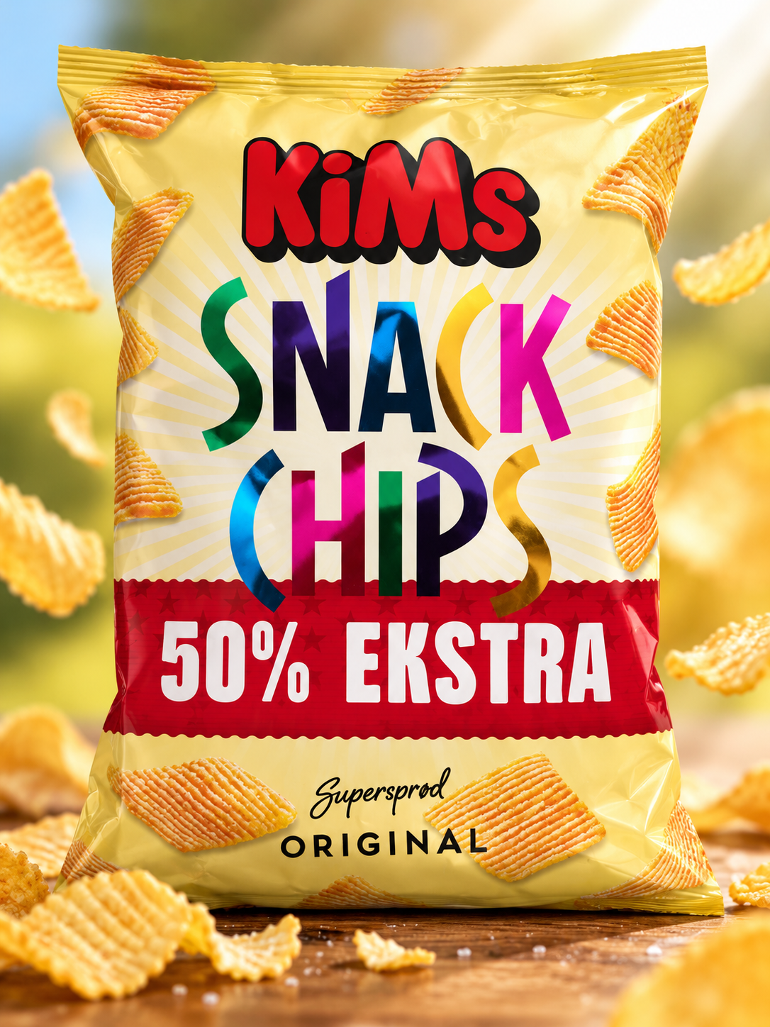 Kim´s Snack Chips Original Big Pack 240g