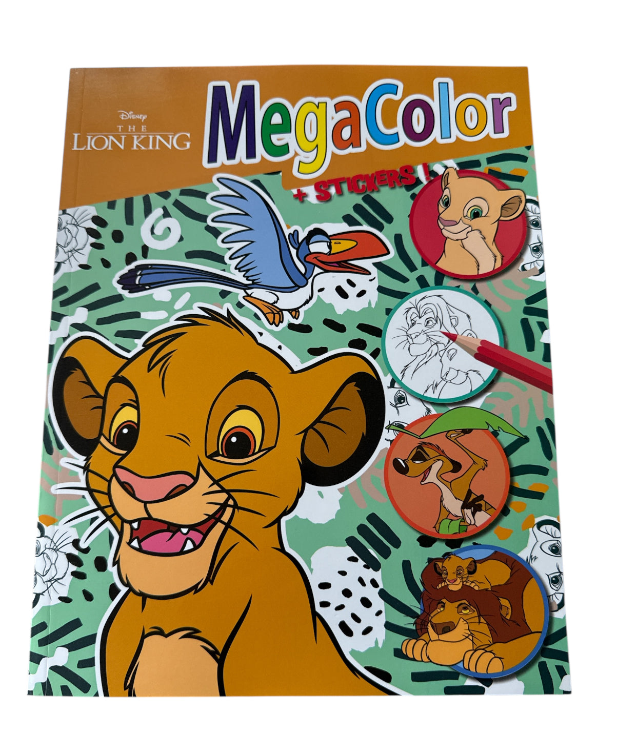 Malbuch XL mit Stickern