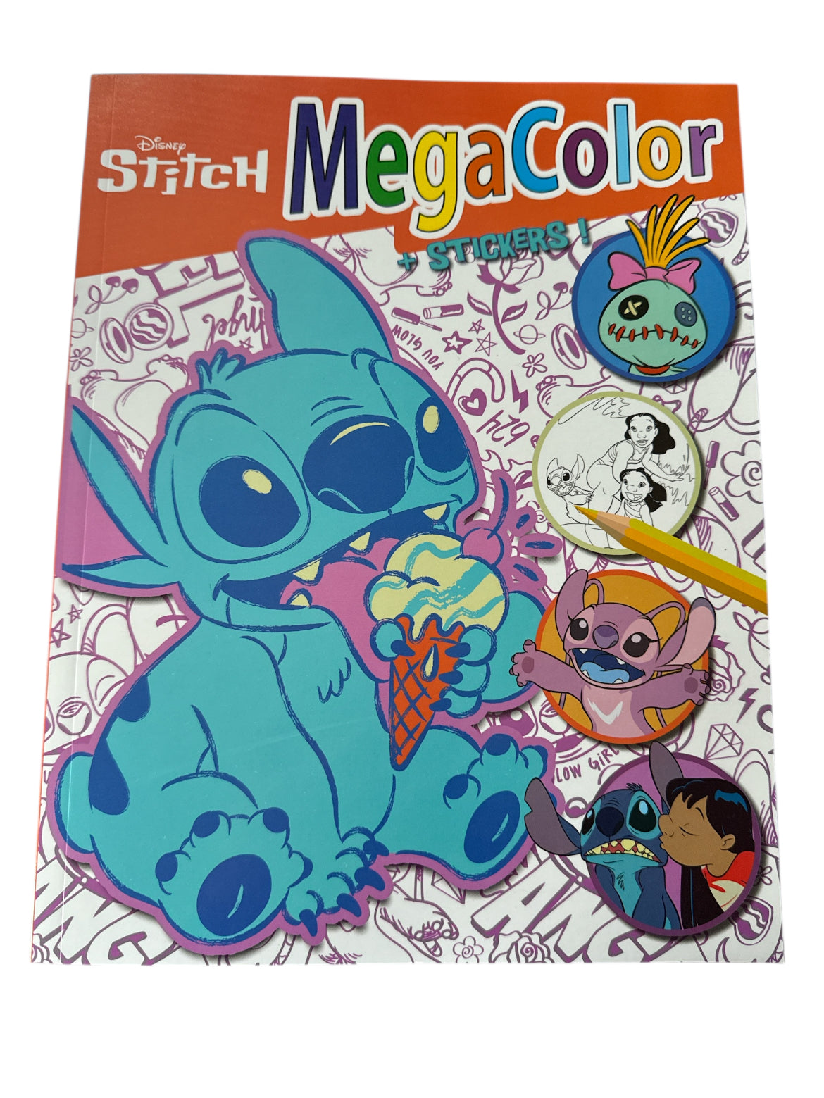 Malbuch XL mit Stickern