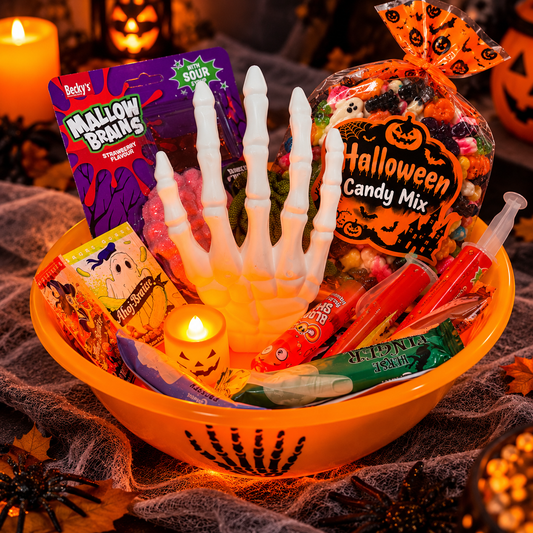 Halloweenschale orange
