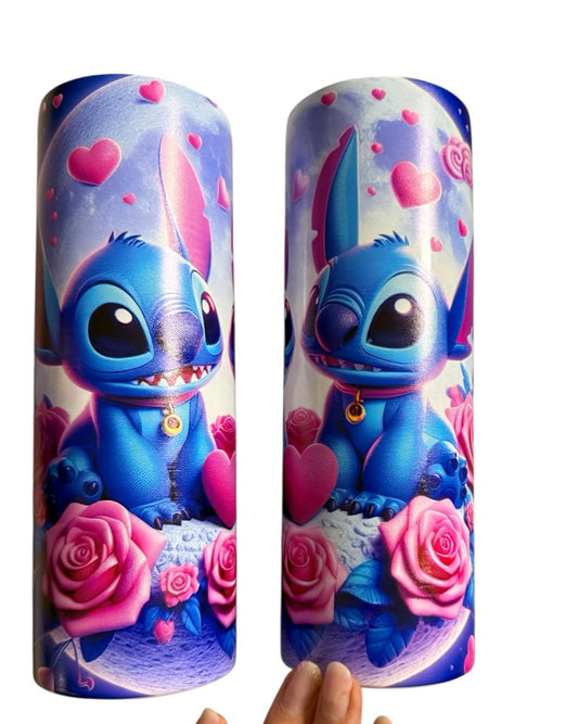 Thermobecher groß Stitch Rosen