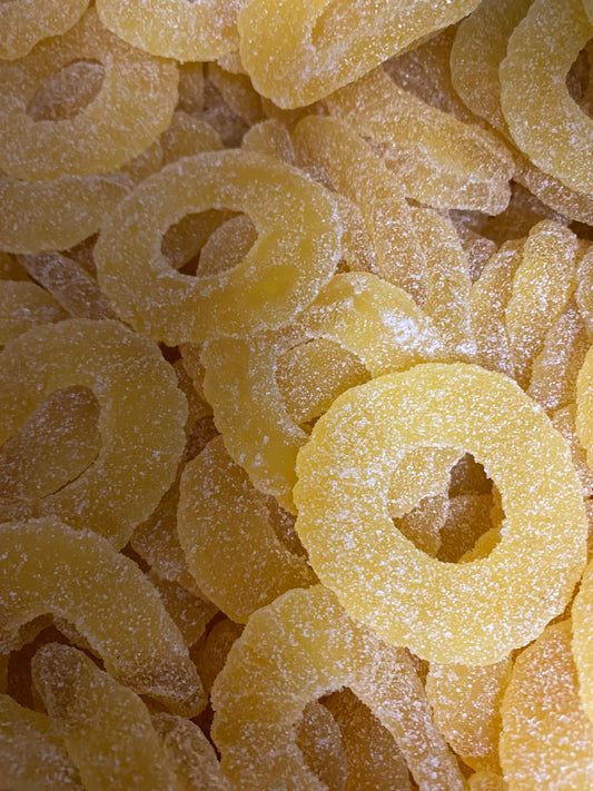 Gezuckerte Ananas Scheiben