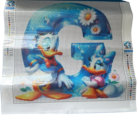 Diamond painting Donald Duck Nr.27