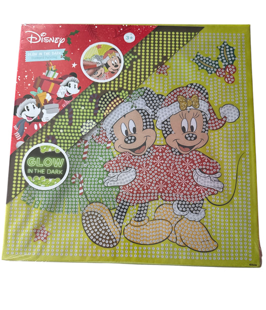 Diamond painting Leinwand Minnie & Mickey Maus