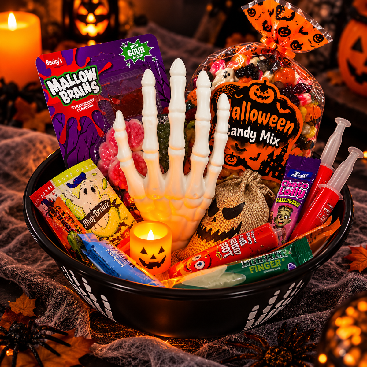 Halloweenschale schwarz