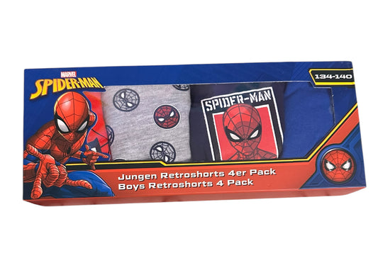 4er Pack Boxer Shorts Spider Man