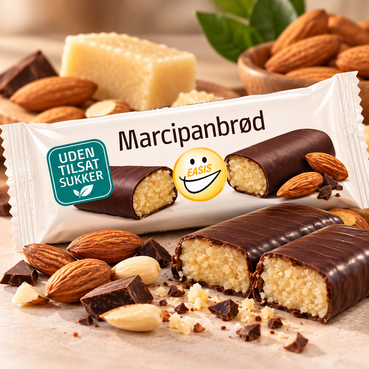 Proteinbar Riegel ohne zuckerzusatz Marzipan