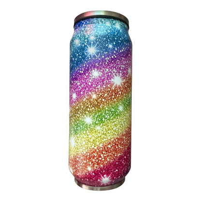 Thermobecher Glitzer Bunt