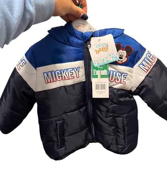 Winterjacke Mickey blau