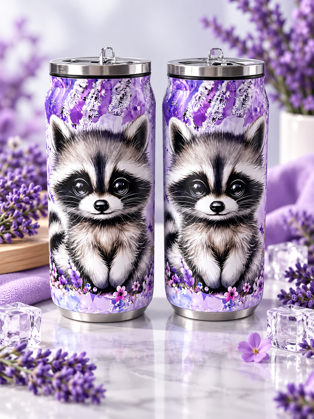 Thermobecher Waschbär