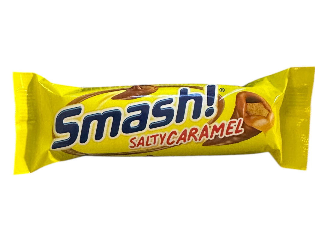 Kims Smash Bar Salted Caramel 34g