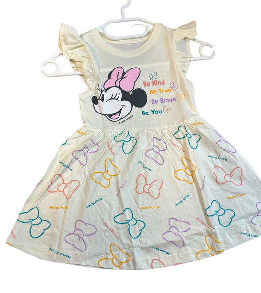Kleid Minnie Maus gelb