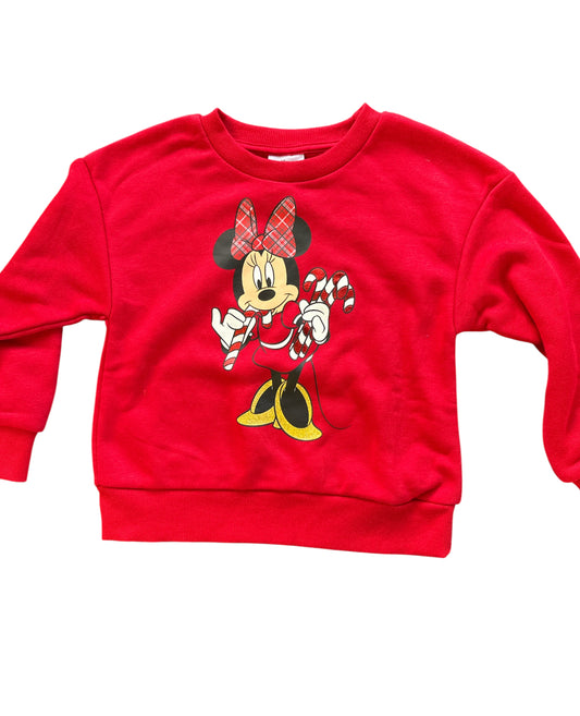 Weihnachts Pullover Minnie Maus Gr.110