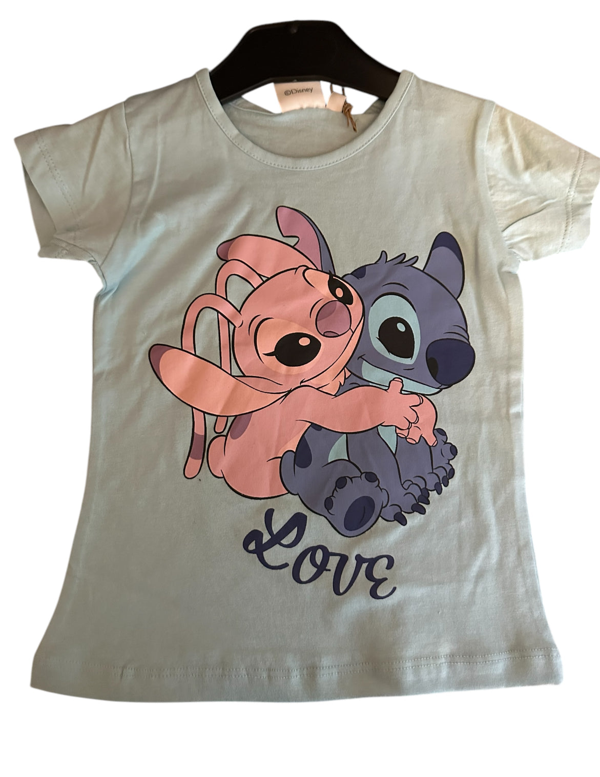 T Shirt Stitch und Angel hellblau