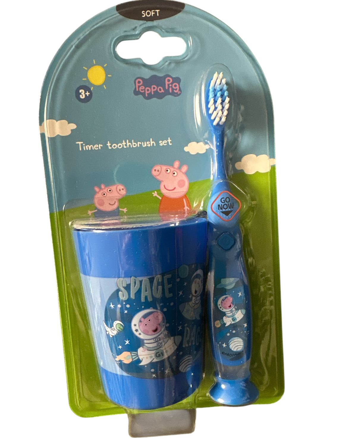 Zahnbürste mit Timer und Becher