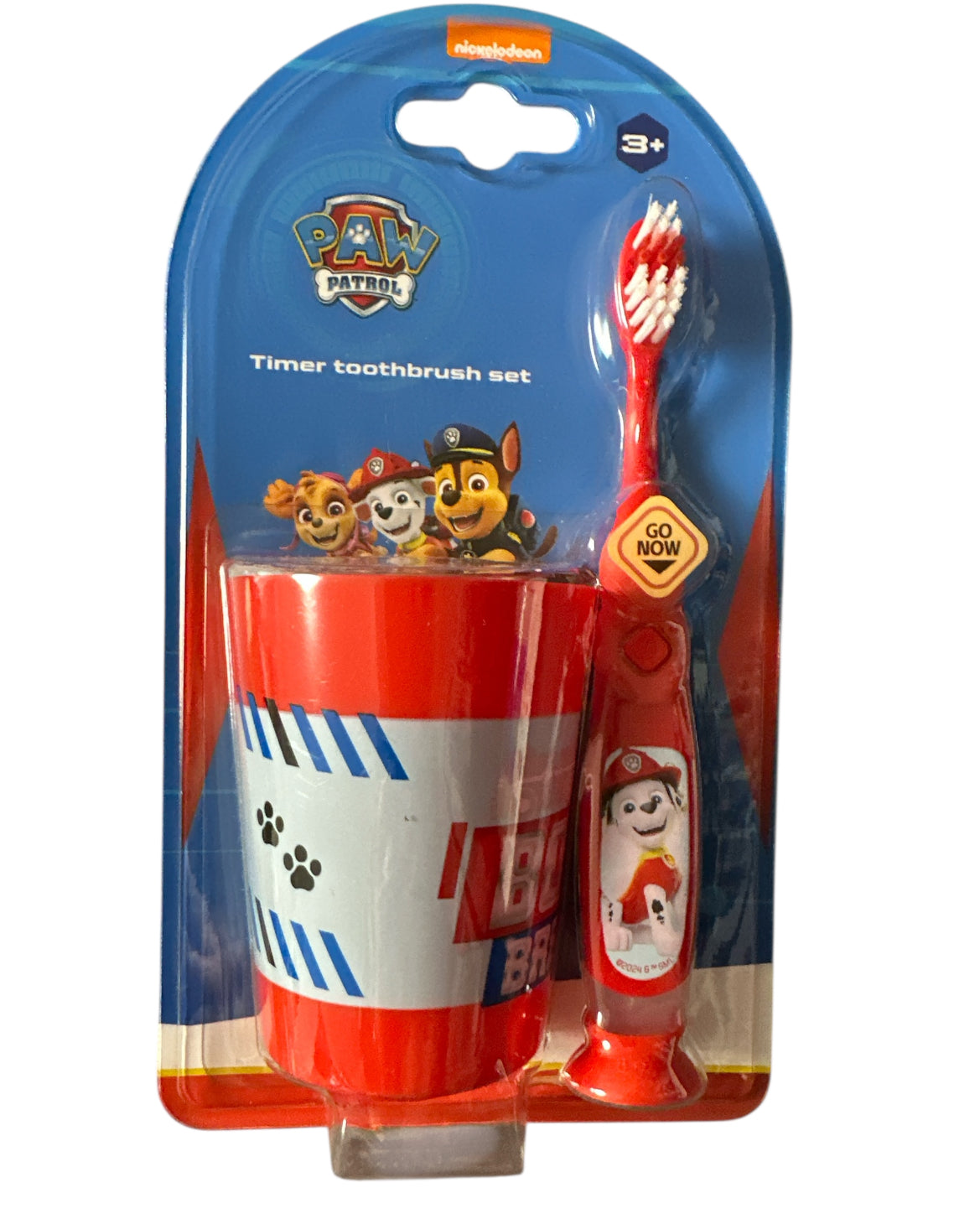 Zahnbürste mit Timer und Becher