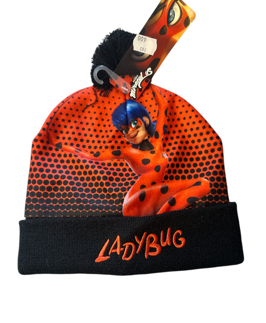 Mütze Ladybug rot Gr.54