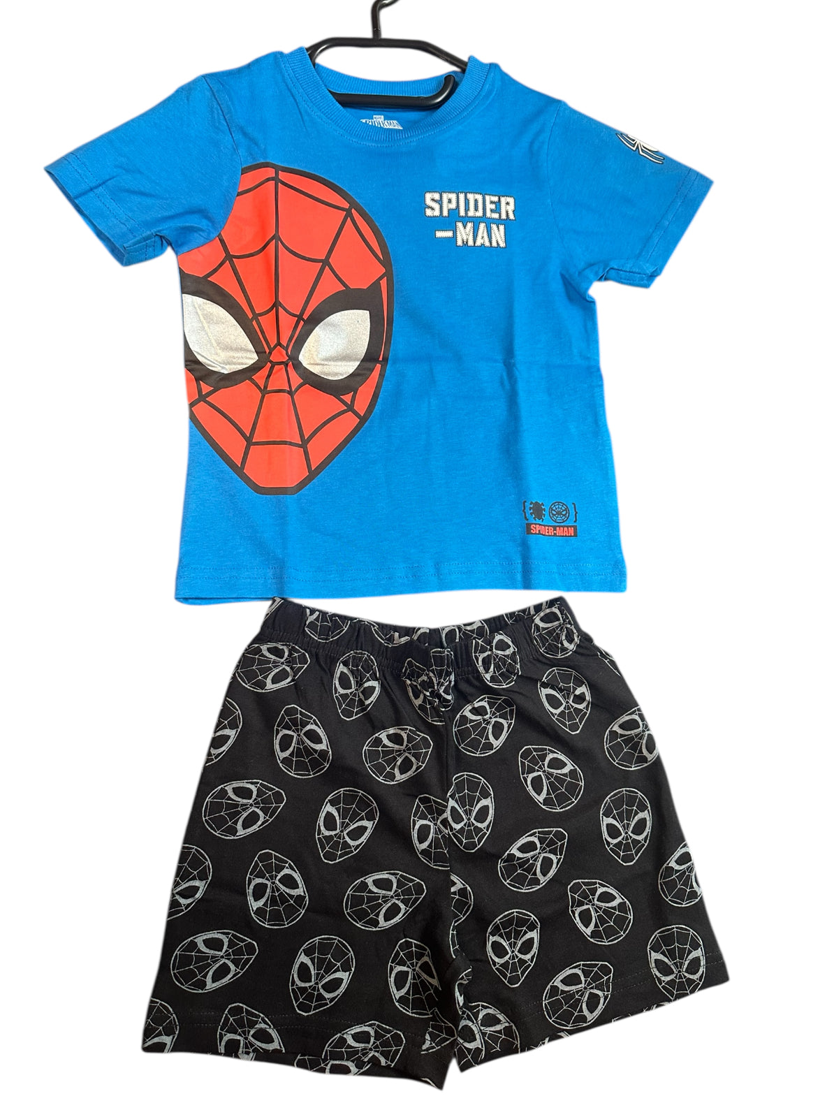 Kurzes Set Spider Man Blau