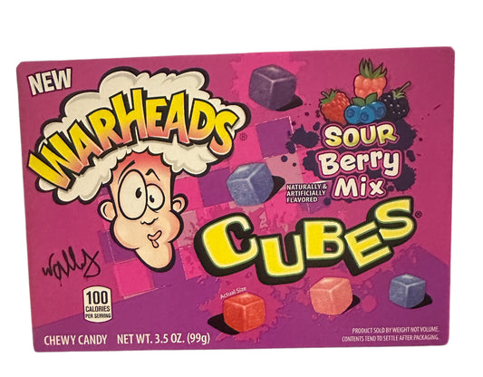 Warheads Cubes Sour Berry Mix 99g